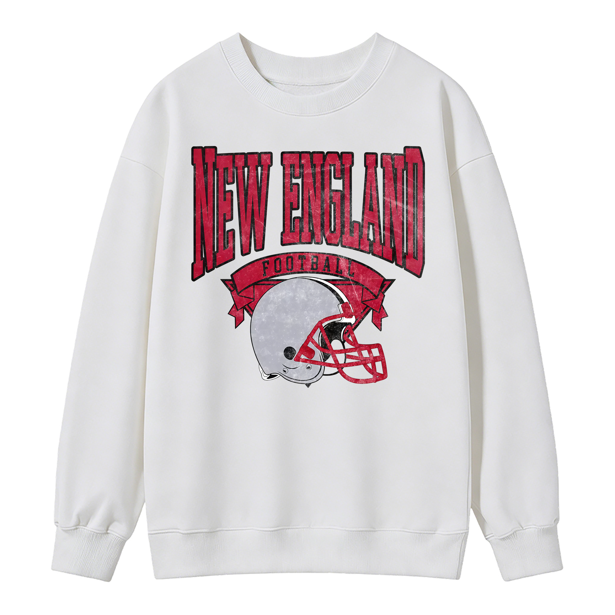 Vintage Football Sweatshirt Hometown Team Pullovers Sublimation Print Soft Cozy Retro Style Comfortable All-Season Wear