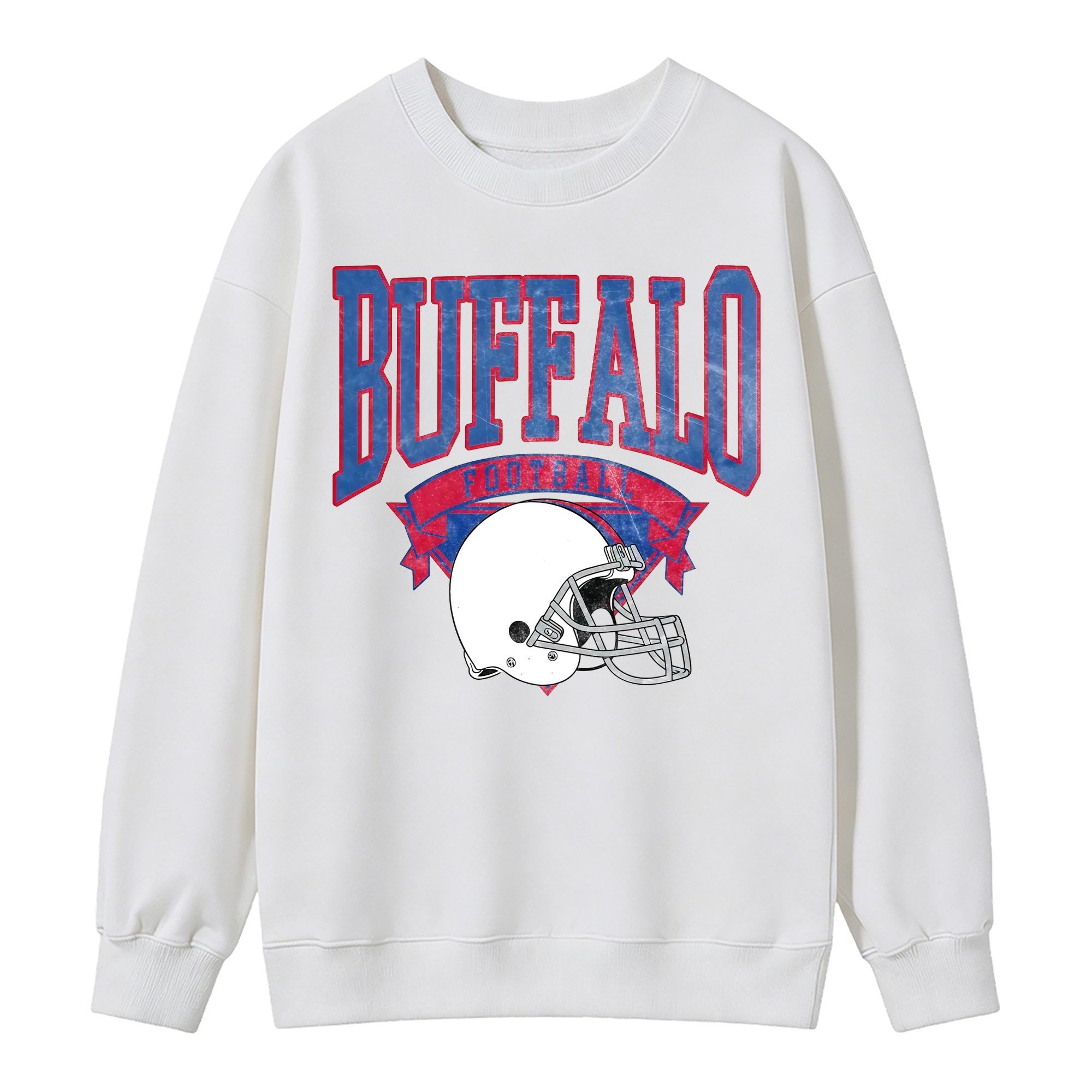 Vintage Football Sweatshirt Hometown Team Pullovers Sublimation Print Soft Cozy Retro Style Comfortable All-Season Wear