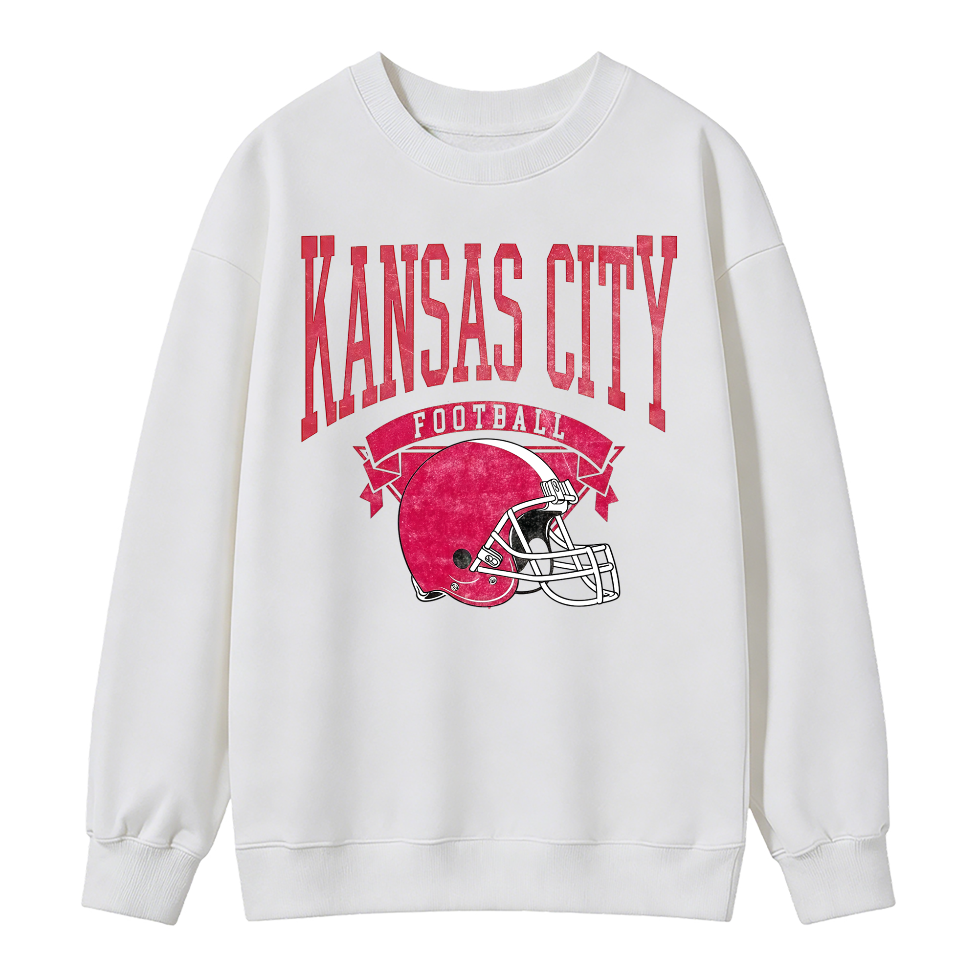 Vintage Football Sweatshirt Hometown Team Pullovers Sublimation Print Soft Cozy Retro Style Comfortable All-Season Wear