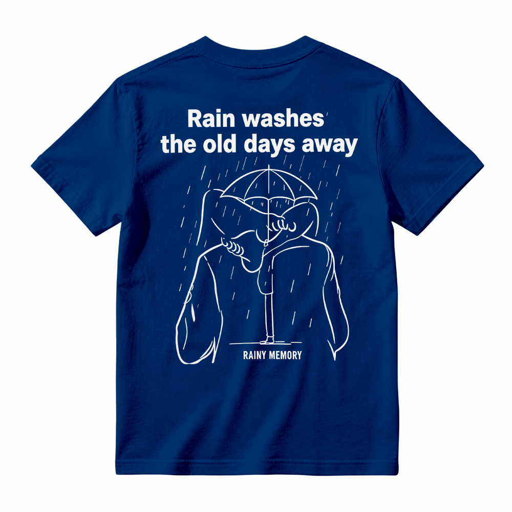 Rain Washes The Old Days Away Graphic T-Shirt