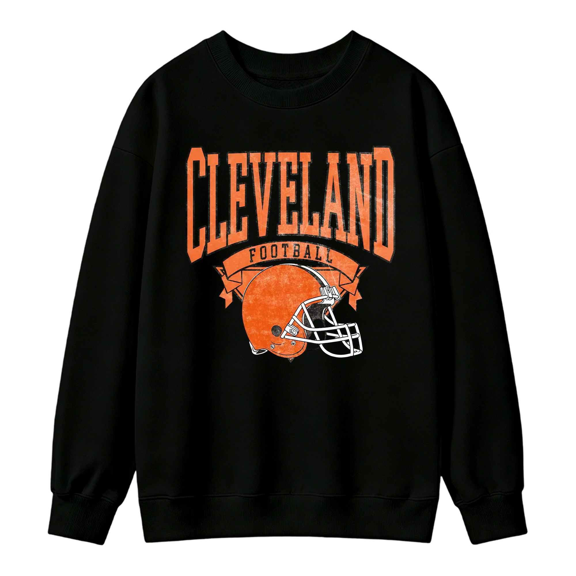 Vintage Football Sweatshirt Hometown Team Pullovers Sublimation Print Soft Cozy Retro Style Comfortable All-Season Wear