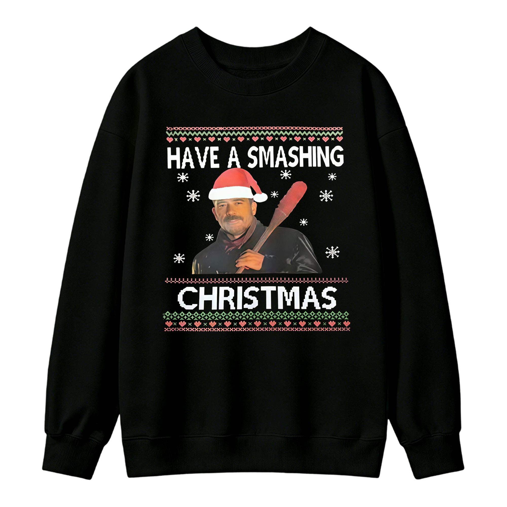 “Have A Smashing Christmas” T.W.D Movie Sweatshirt