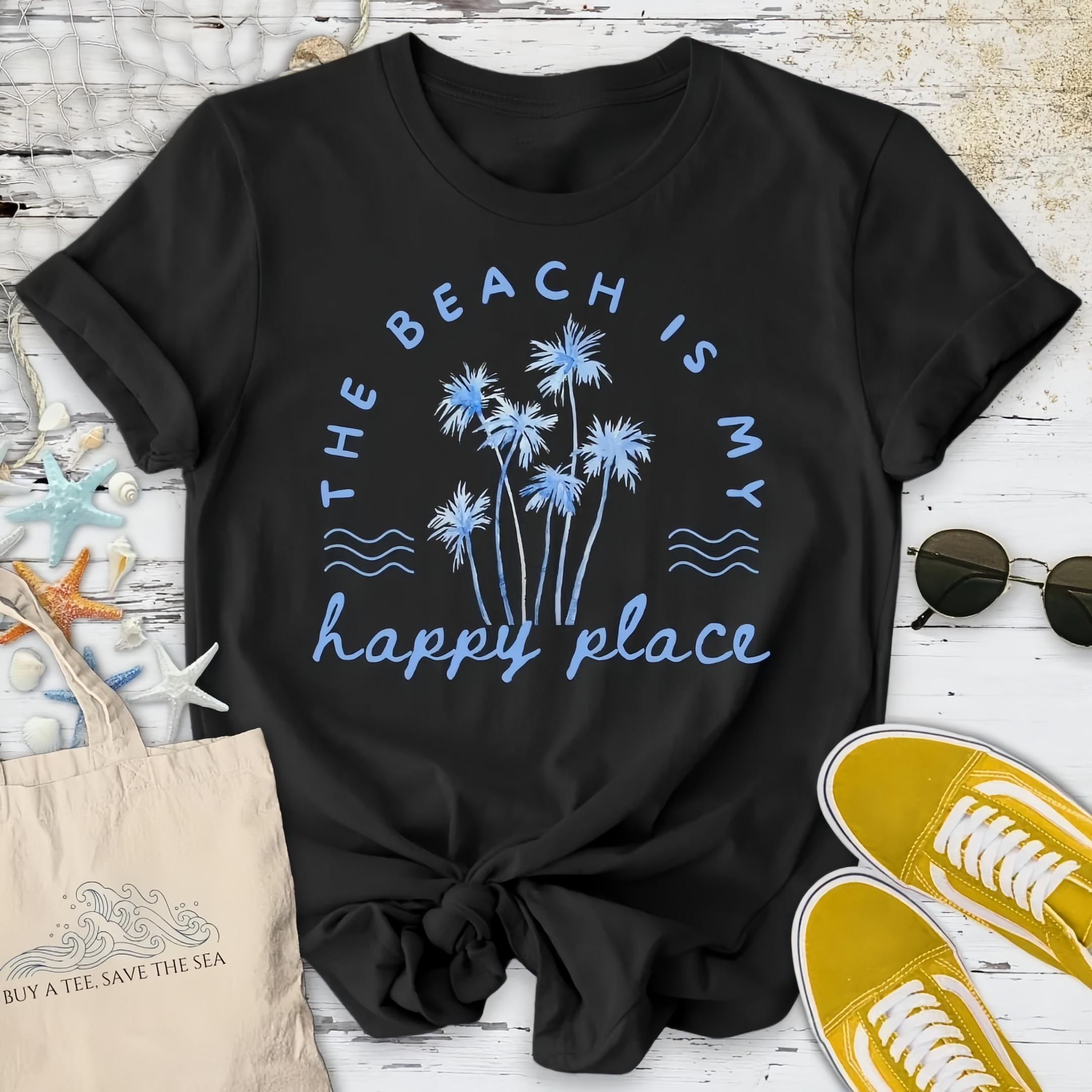 The Beach Is My Happy Place T-Shirt