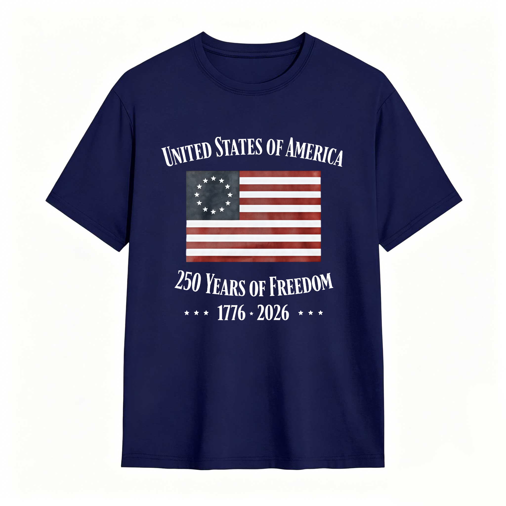 United States Of America 250 Years Of Freedom 1776 2026 Independence Day T Shirt