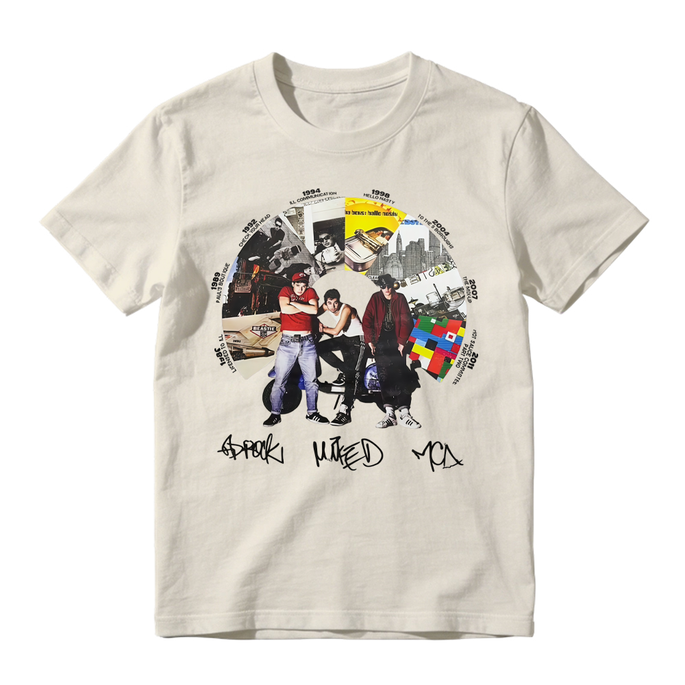 Beastie Boys Album Collage Retro T-shirt