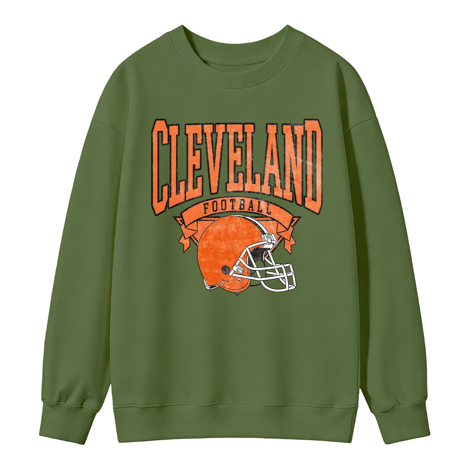 Vintage Football Sweatshirt Hometown Team Pullovers Sublimation Print Soft Cozy Retro Style Comfortable All-Season Wear