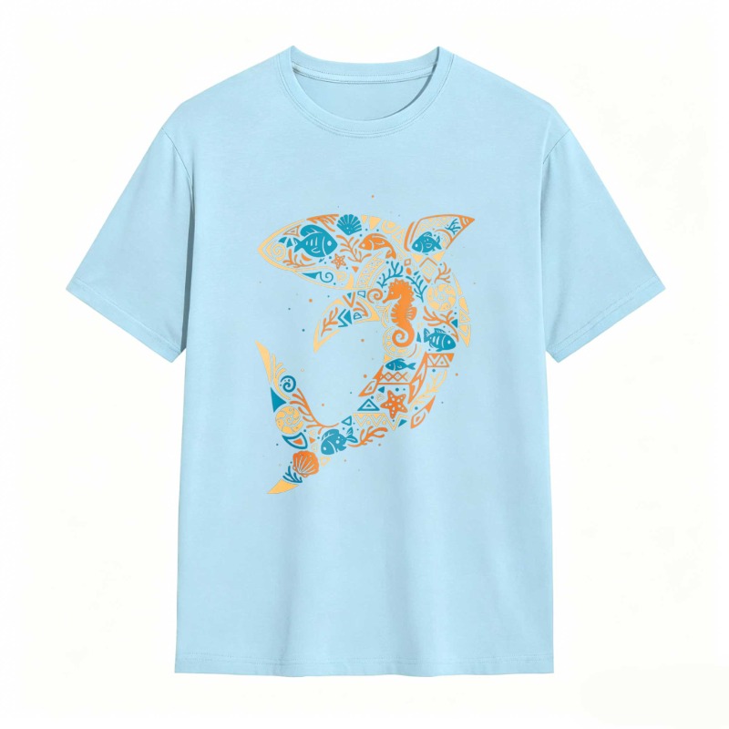 Sea Life Pattern Unisex Classic T-shirt