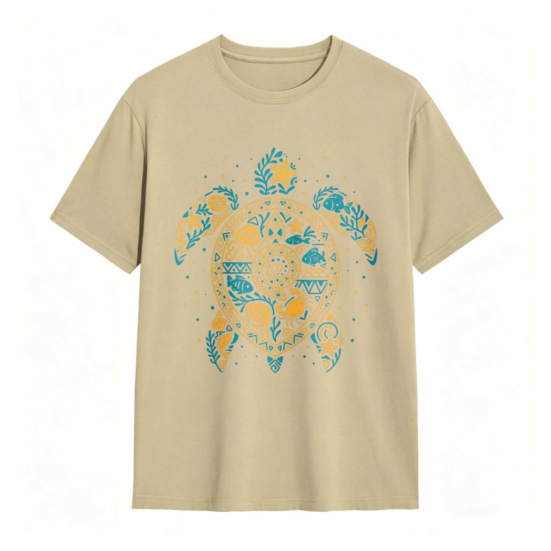 Turtle Mandala Pattern Unisex Classic T-shirt