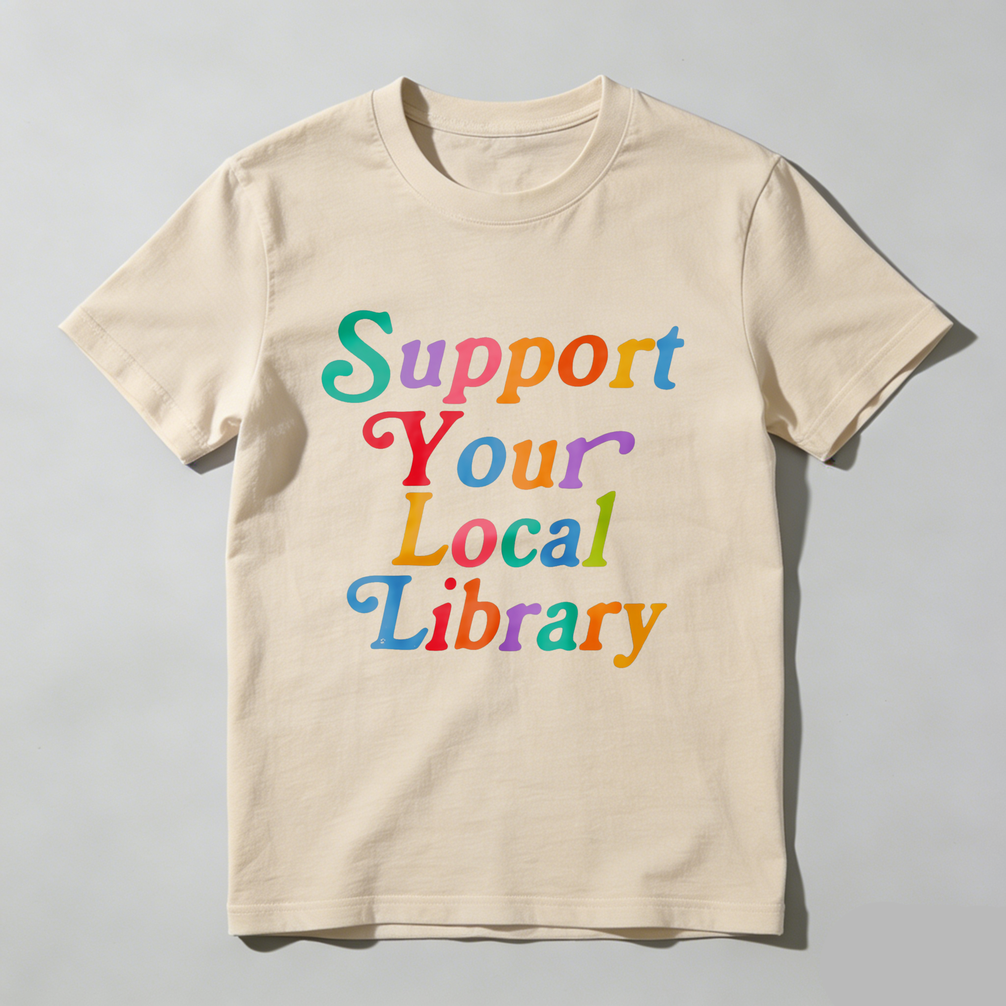 Wardrobecart Support Your Local Library Tshirt