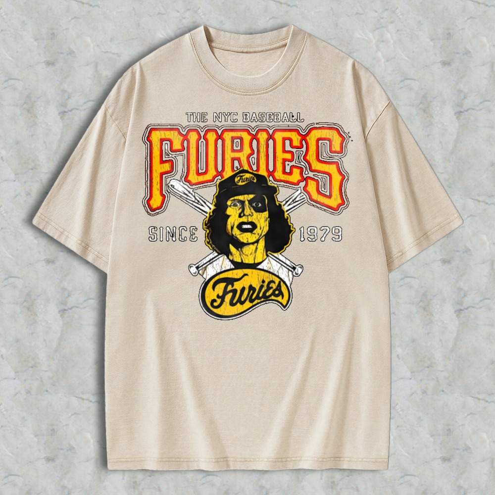 Nyc Baseball Furies Since 1979 Vintage Graphic Washed T-shirt