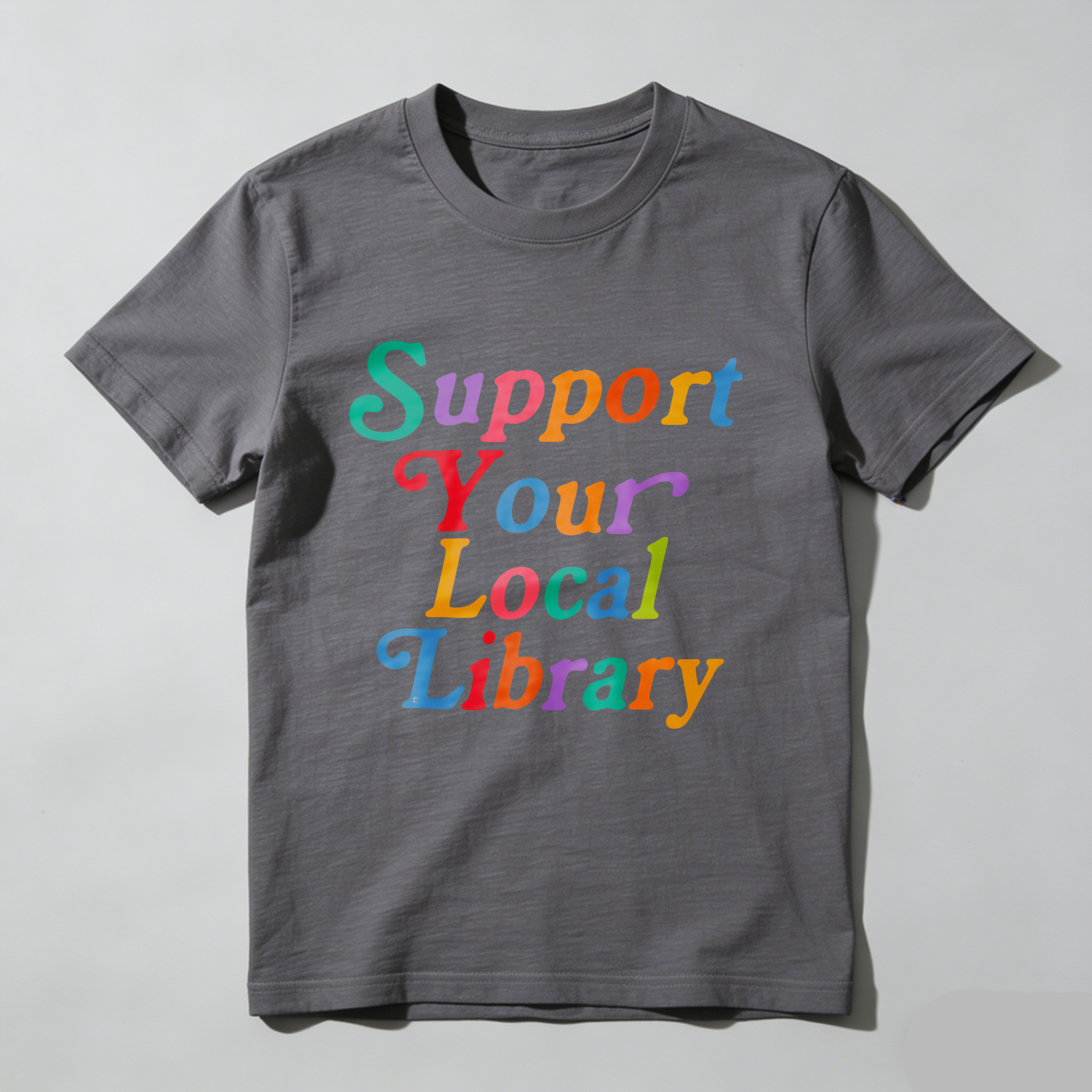 Wardrobecart Support Your Local Library Tshirt
