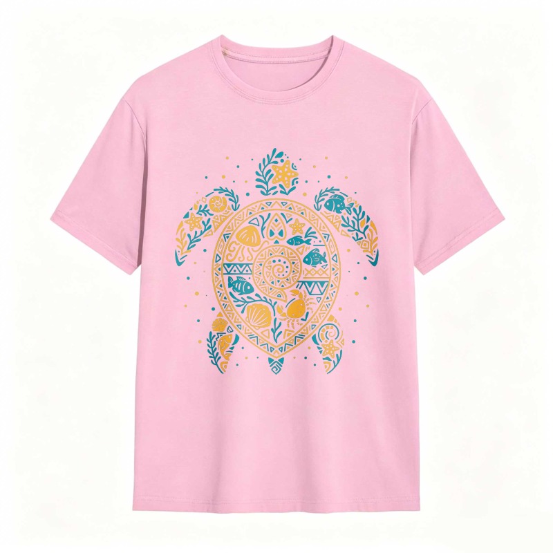Turtle Mandala Pattern Unisex Classic T-shirt