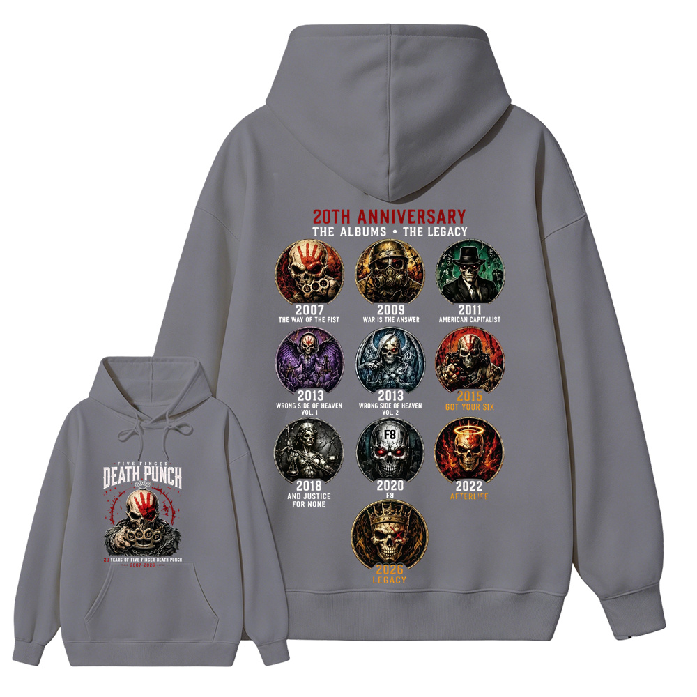 Five Finger Death Punch Rock Band Heavy Metal Music Hoodie