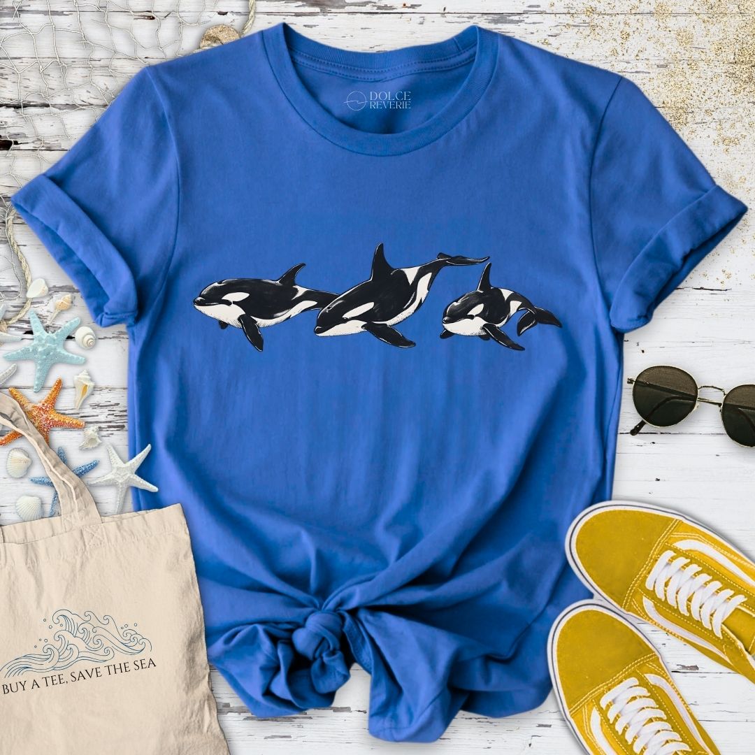 3 Vintage Orcas T-Shirt