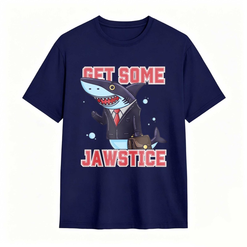 Shark In Suit Get Some Jawstice Unisex Classic T-shirt