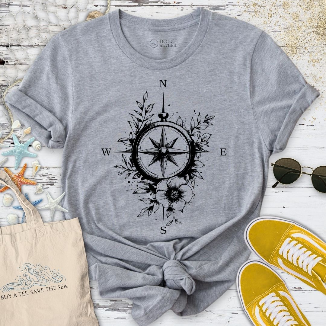 Floral Compass T-Shirt