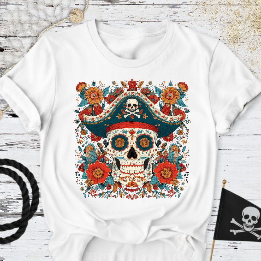 Mexican Pirate Skull T-Shirt
