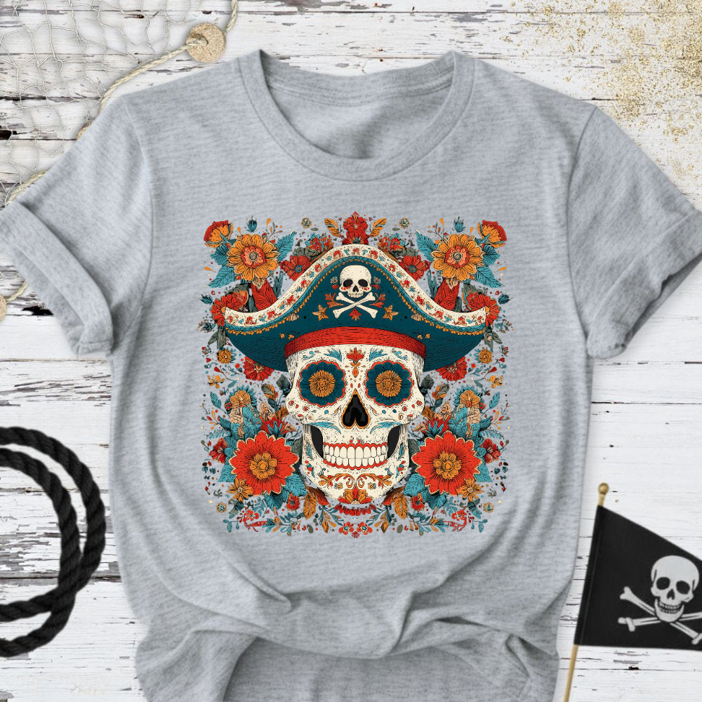 Mexican Pirate Skull T-Shirt