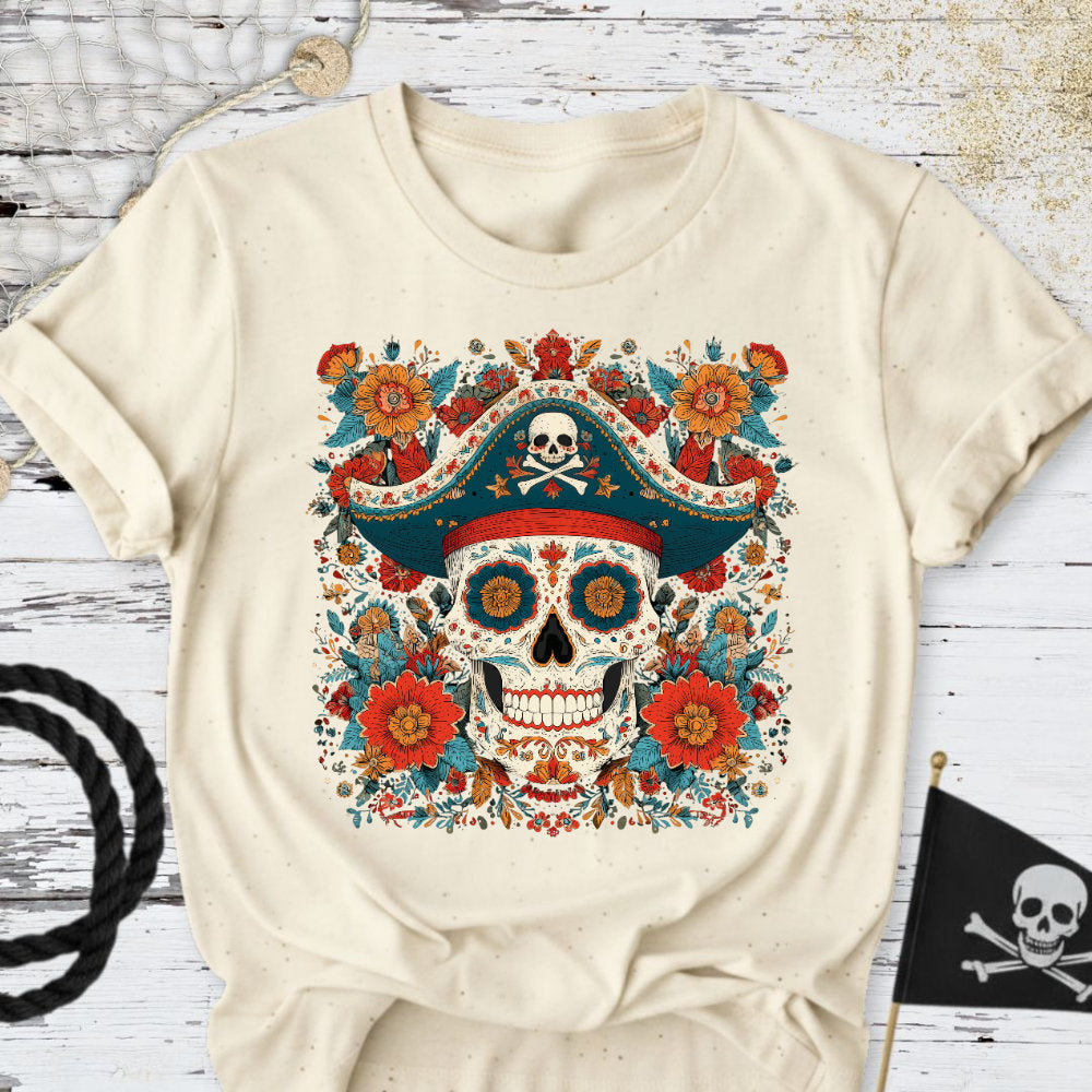 Mexican Pirate Skull T-Shirt