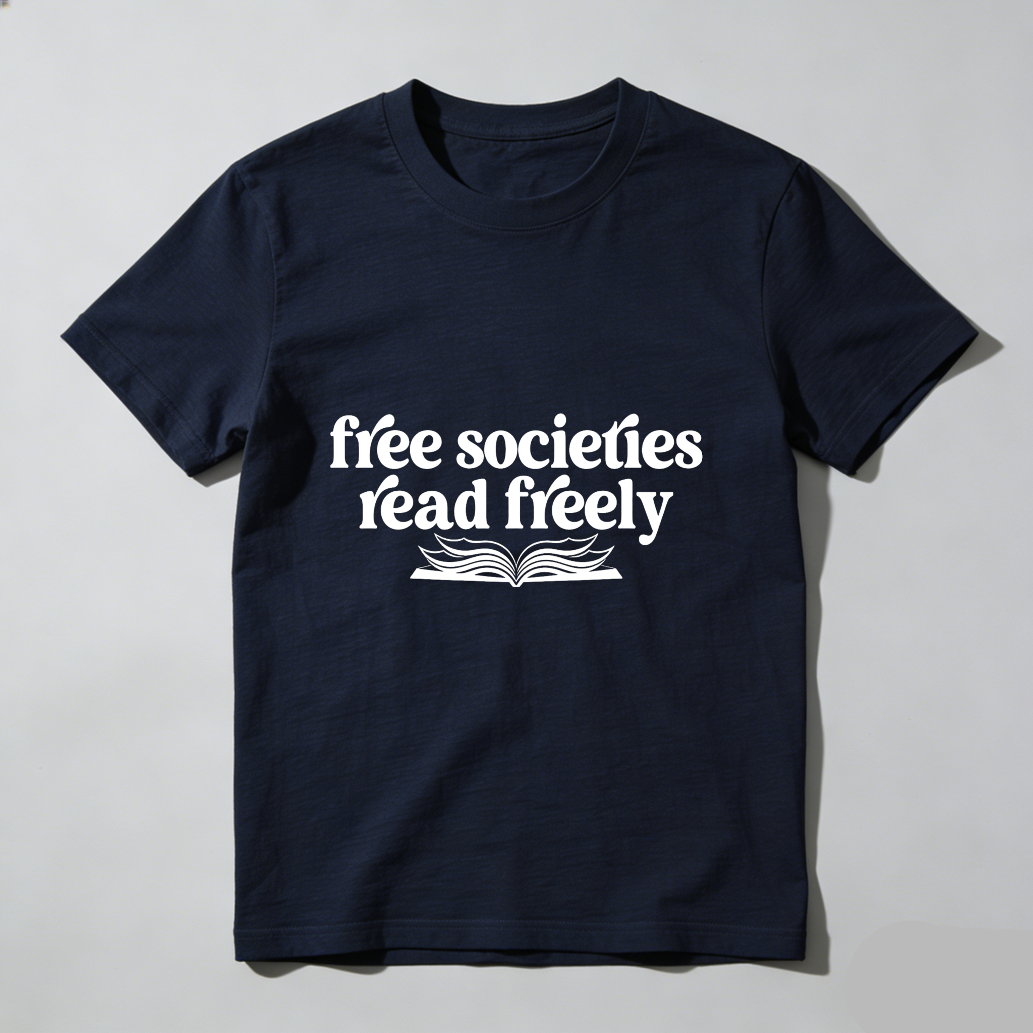 Wardrobecart Free Societies Read Freely Book Tshirt