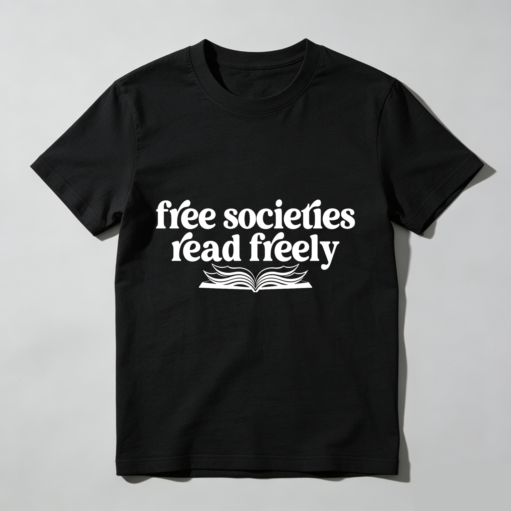 Wardrobecart Free Societies Read Freely Book Tshirt