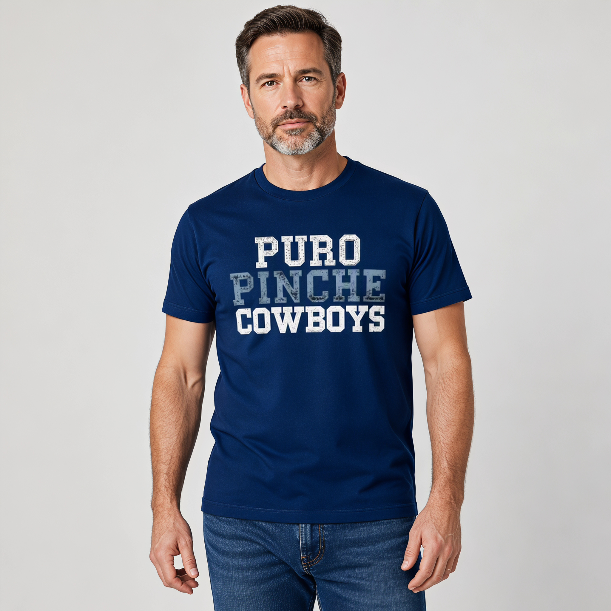 Puro Pinche Cowboys Men's Cotton T-Shirt