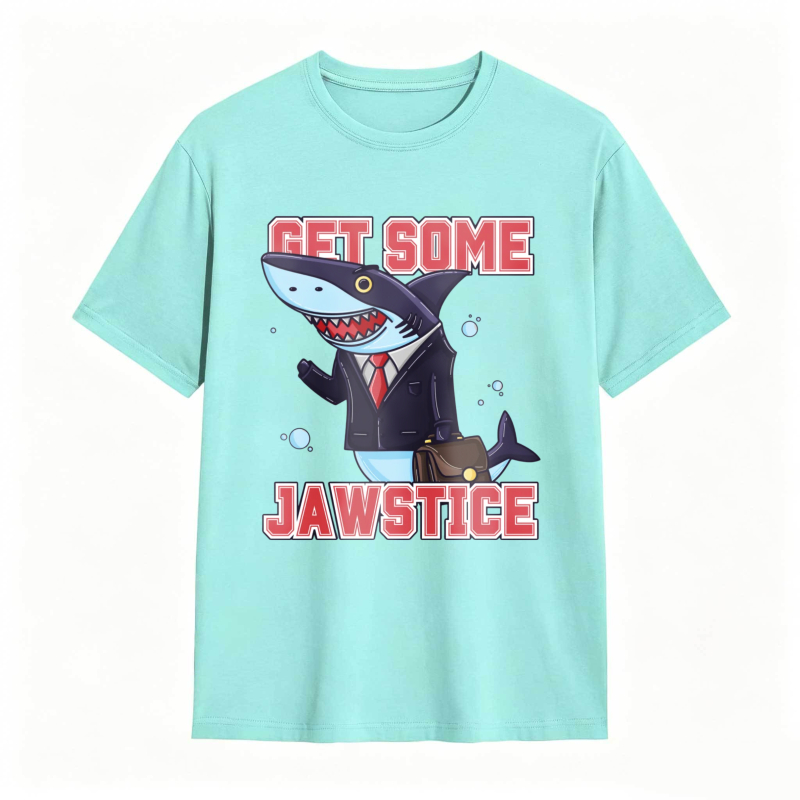Shark In Suit Get Some Jawstice Unisex Classic T-shirt