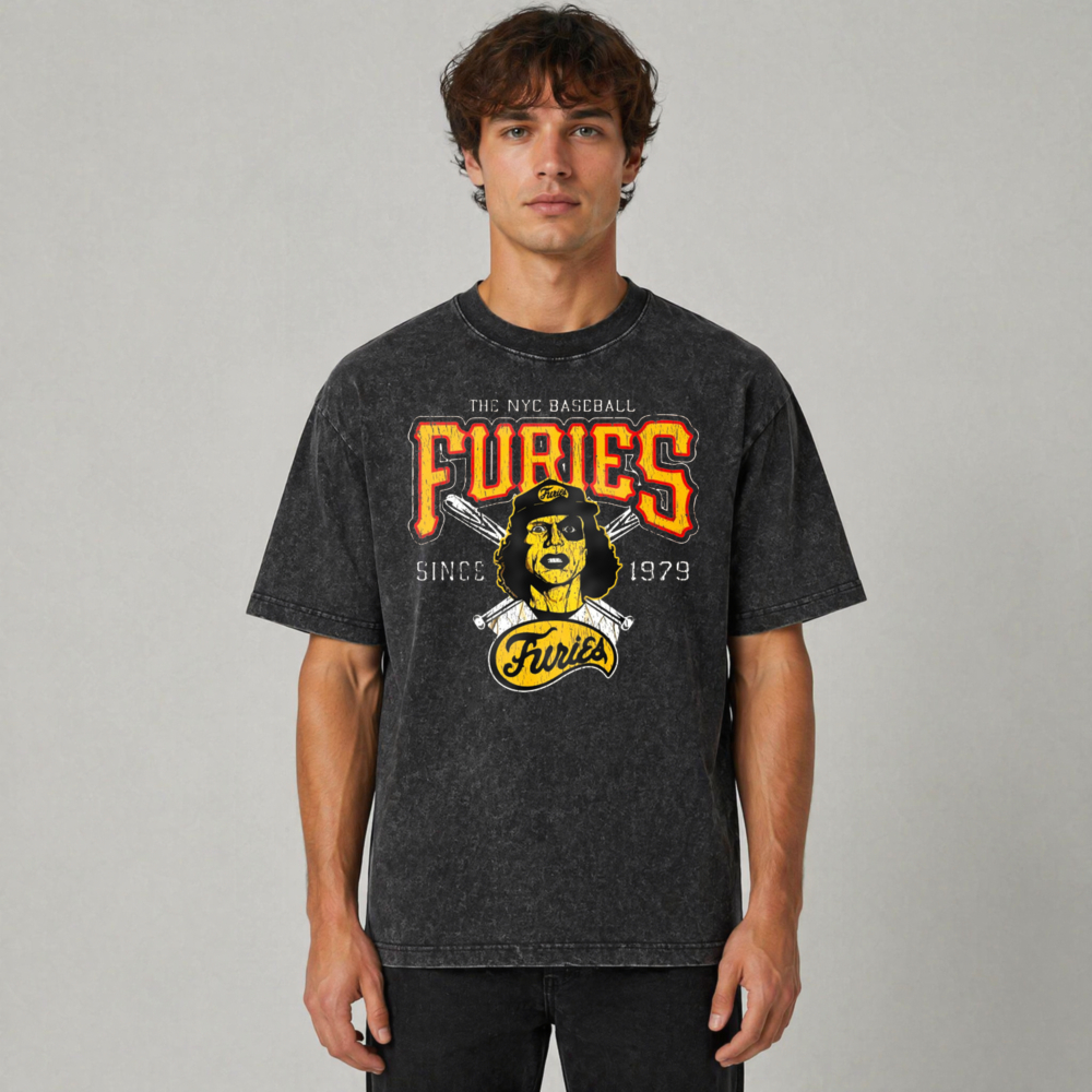 Nyc Baseball Furies Since 1979 Vintage Graphic Washed T-shirt