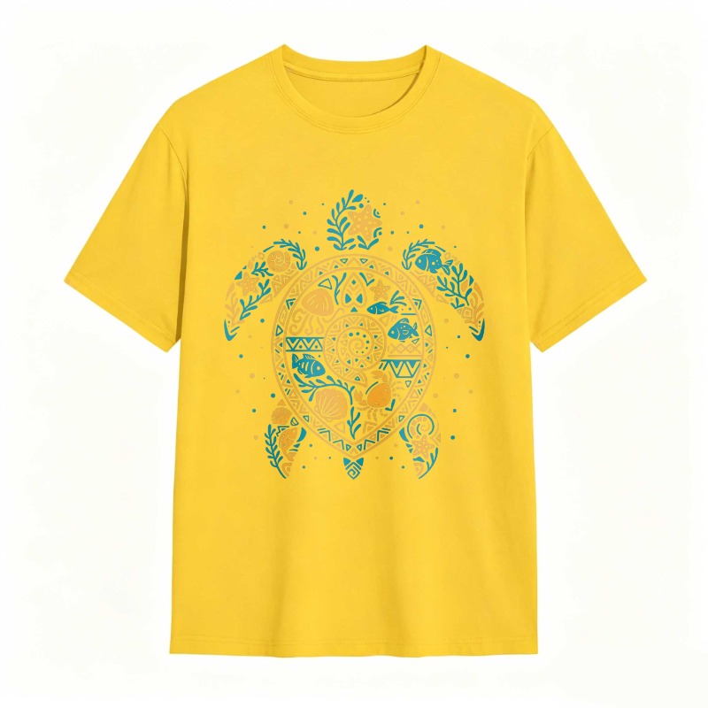 Turtle Mandala Pattern Unisex Classic T-shirt