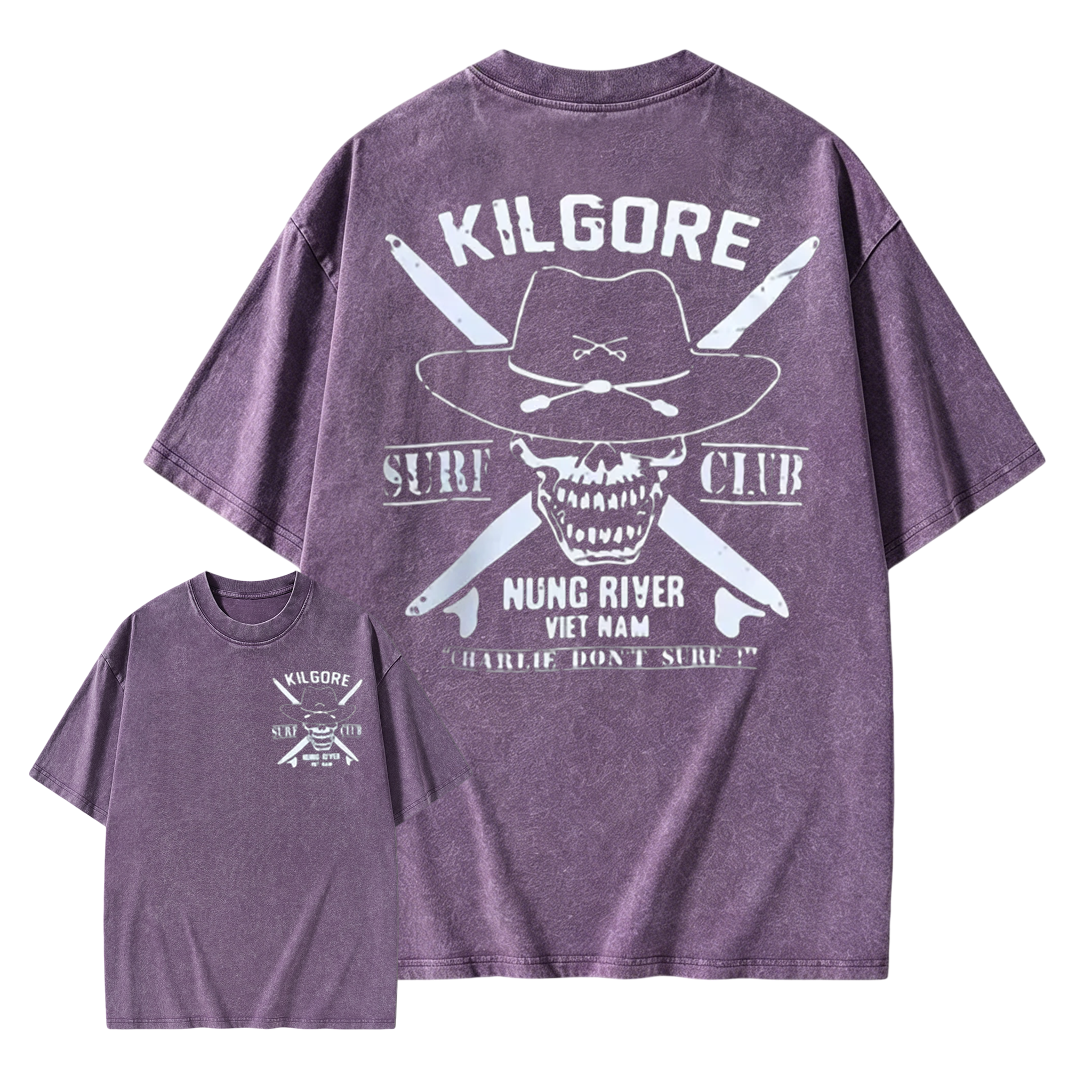 Kilgore Surf Club Nung River Vietnam Washed T-shirt