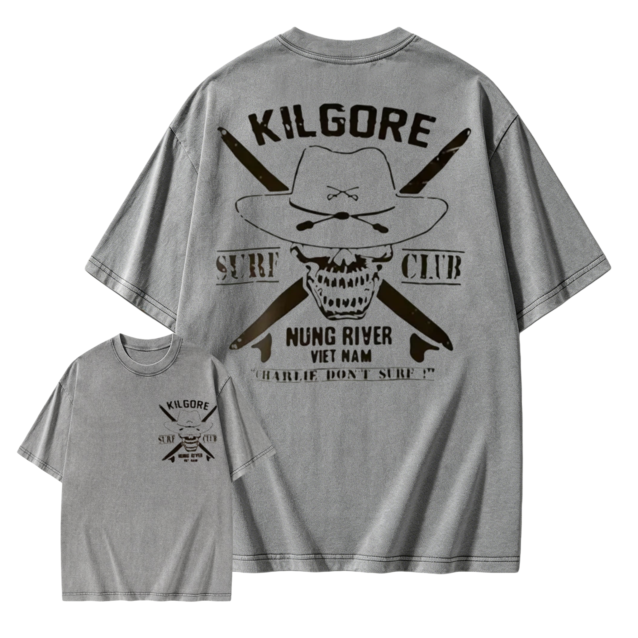 Kilgore Surf Club Nung River Vietnam Washed T-shirt