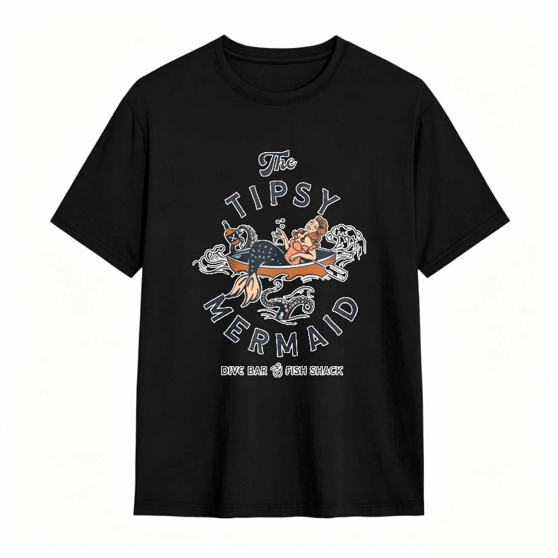 The Tipsy Mermaid Dive Bar And Fish Shack Unisex Classic T-shirt