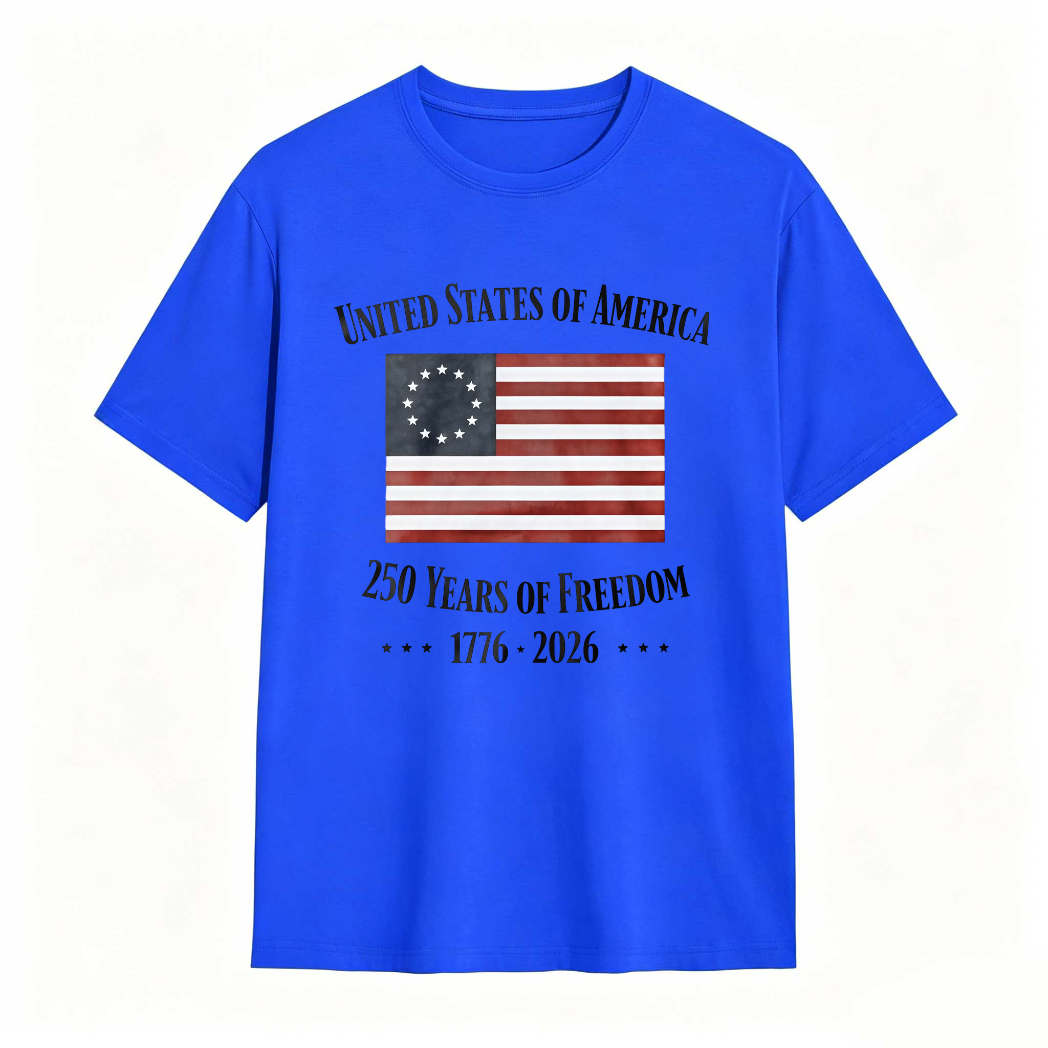United States Of America 250 Years Of Freedom 1776 2026 Independence Day T Shirt