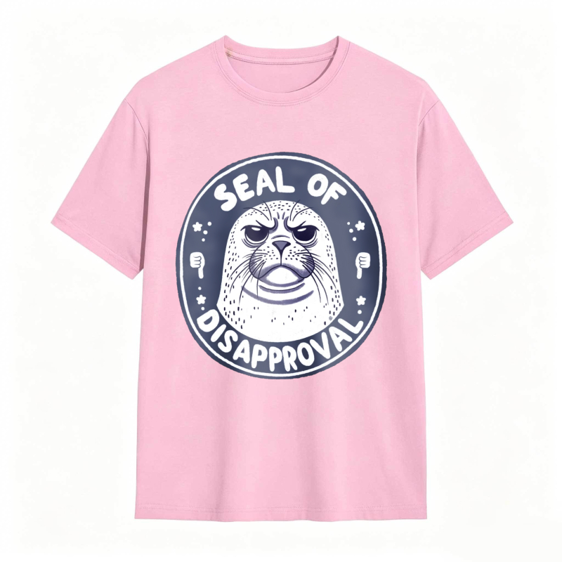 Seal Of Disapproval Animal Graphic Unisex Classic T-shirt