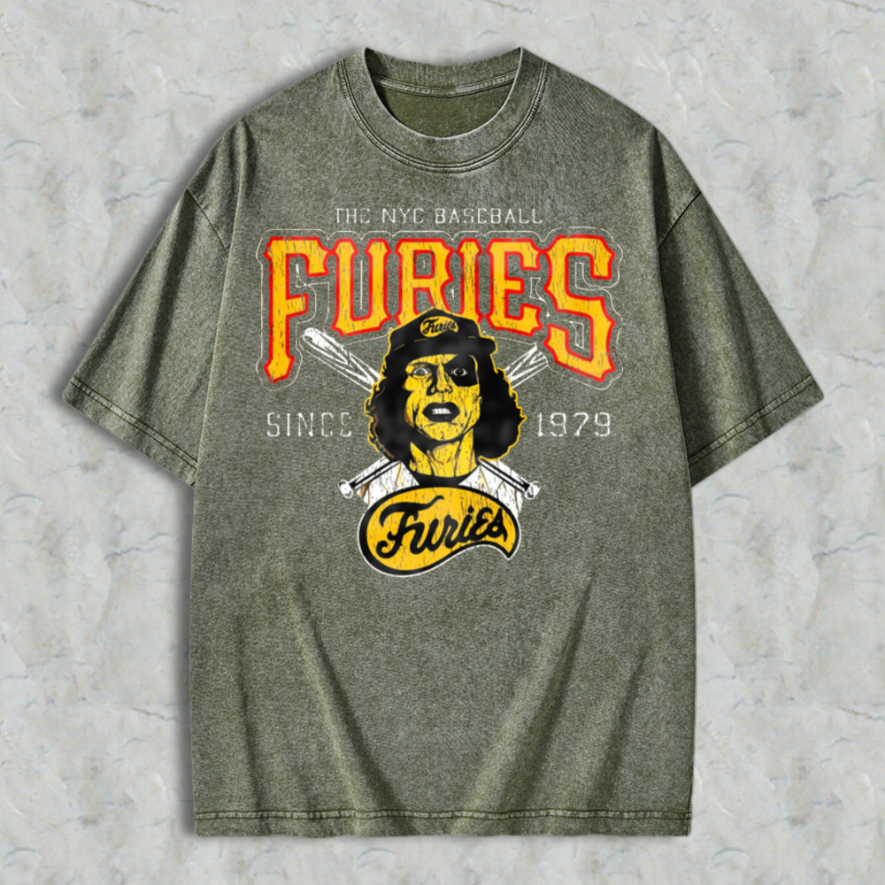 Nyc Baseball Furies Since 1979 Vintage Graphic Washed T-shirt