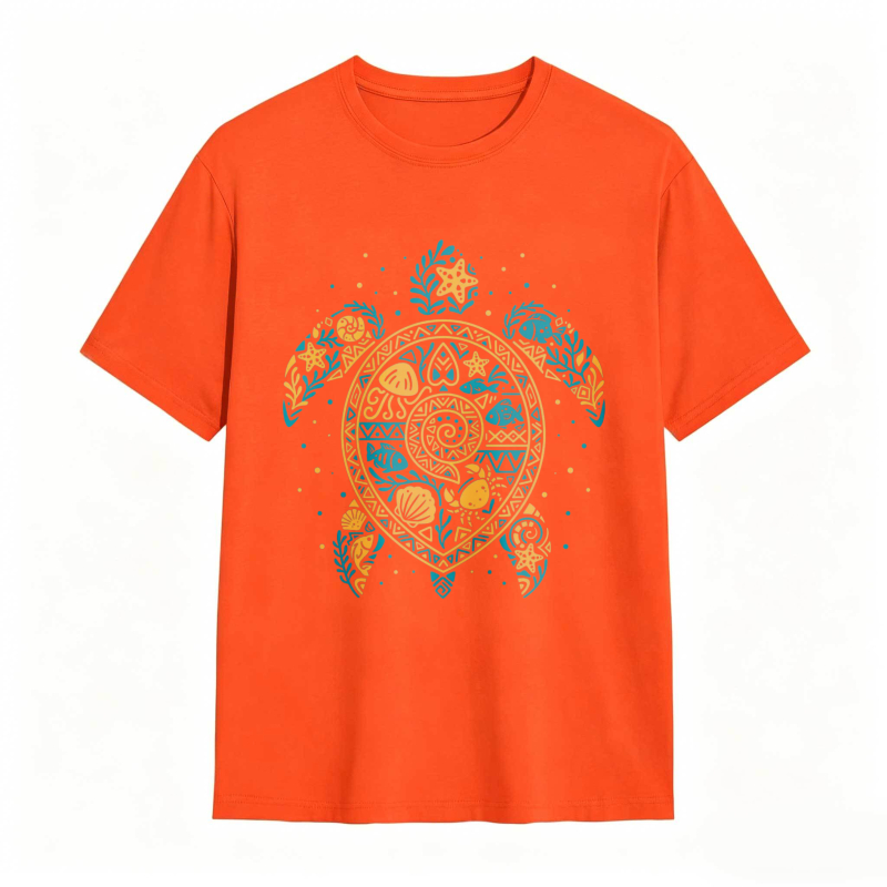 Turtle Mandala Pattern Unisex Classic T-shirt