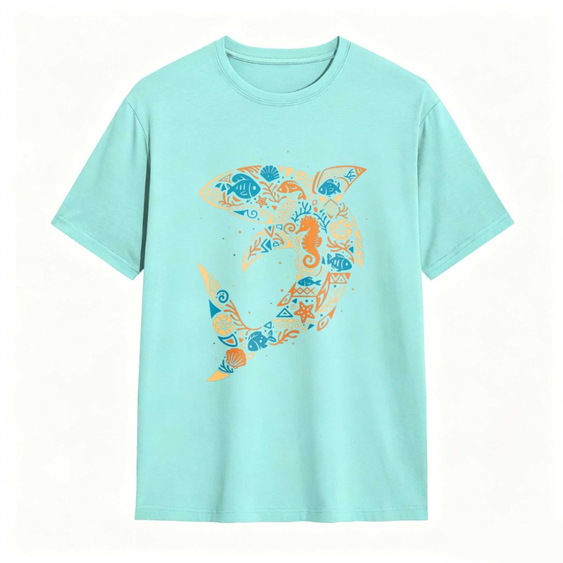 Sea Life Pattern Unisex Classic T-shirt