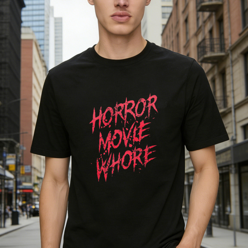 Horror Movie Fan Graphic T-shirt