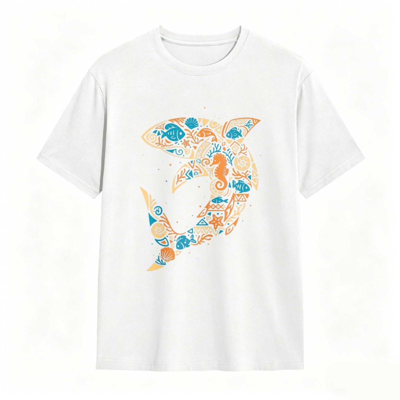 Sea Life Pattern Unisex Classic T-shirt