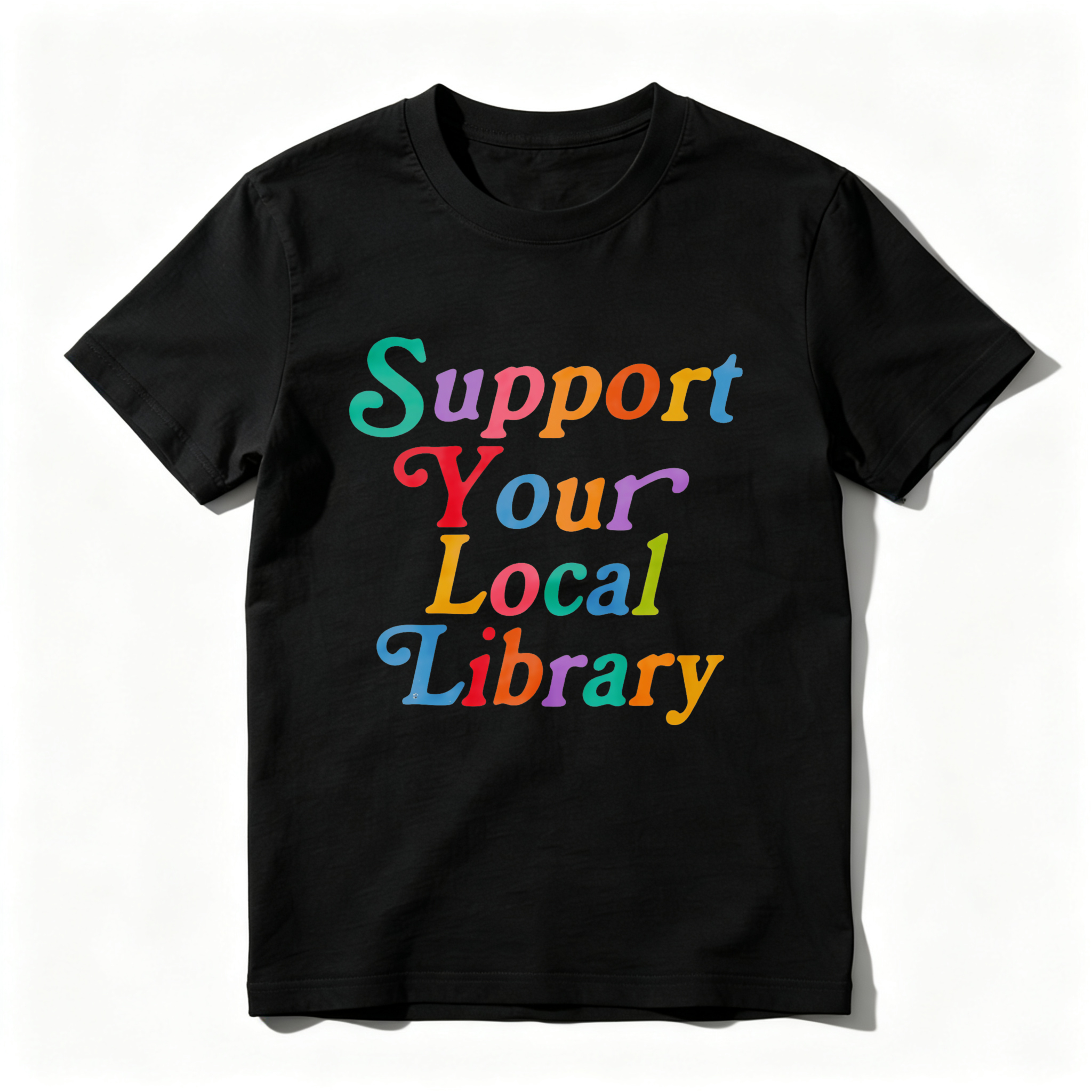Wardrobecart Support Your Local Library Tshirt