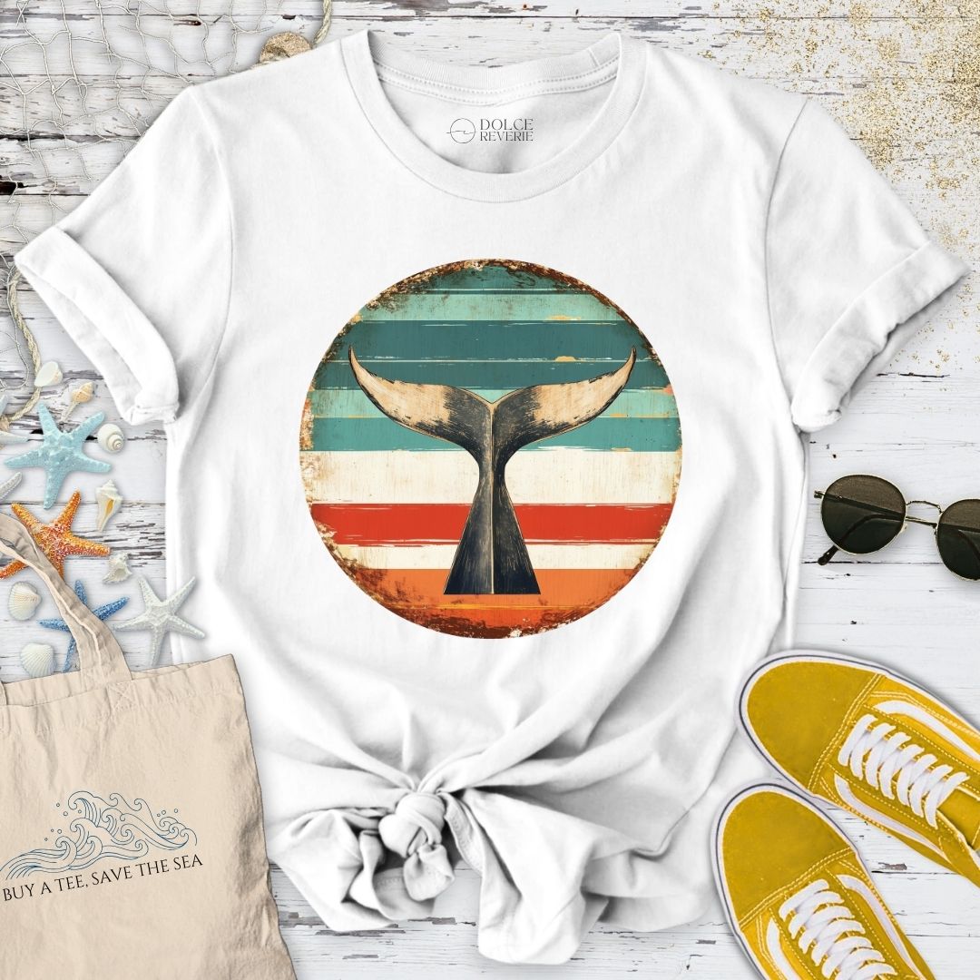 Retro Whale Tail T-Shirt