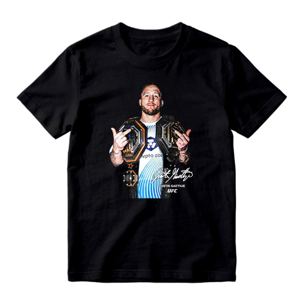 Conor McGregor Ufc Champion With Belt And Signature Unisex Classic T-shirt