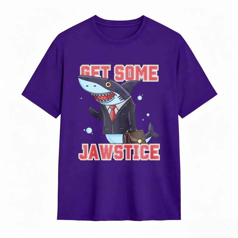 Shark In Suit Get Some Jawstice Unisex Classic T-shirt