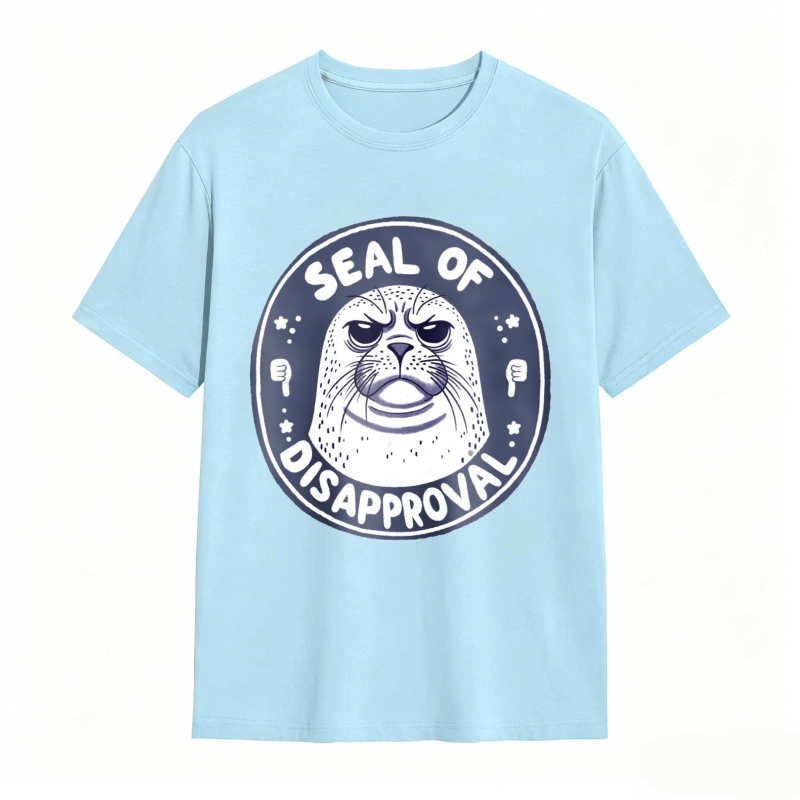 Seal Of Disapproval Animal Graphic Unisex Classic T-shirt