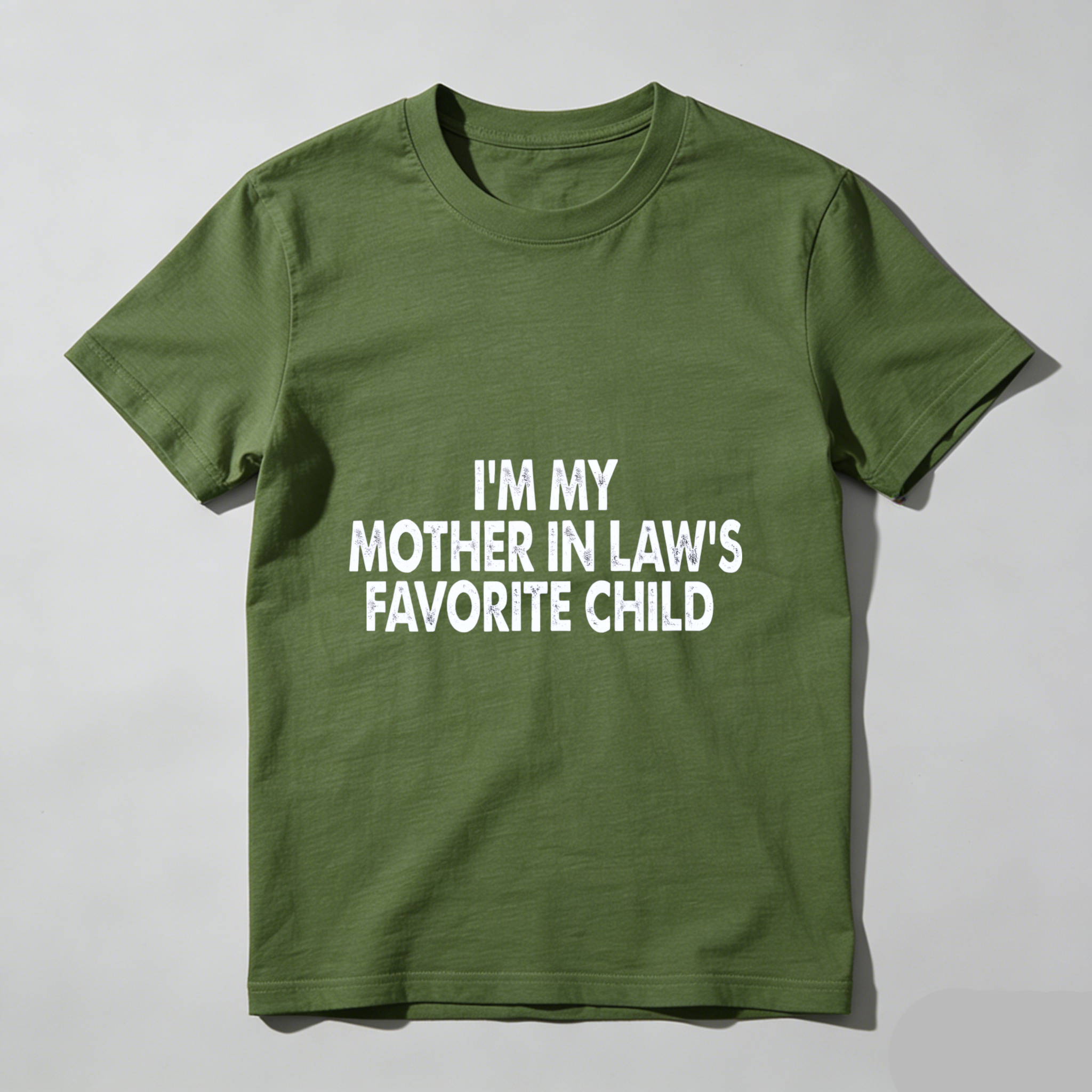 TEECURENT I M My Mother In Laws Favorite Child T Shirt Funny Family Gift For Sons And Daughters In Law Humorous Wedding Apparel