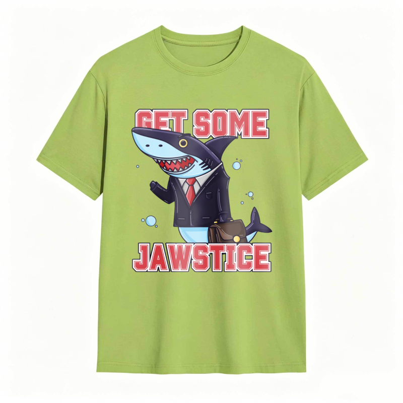 Shark In Suit Get Some Jawstice Unisex Classic T-shirt