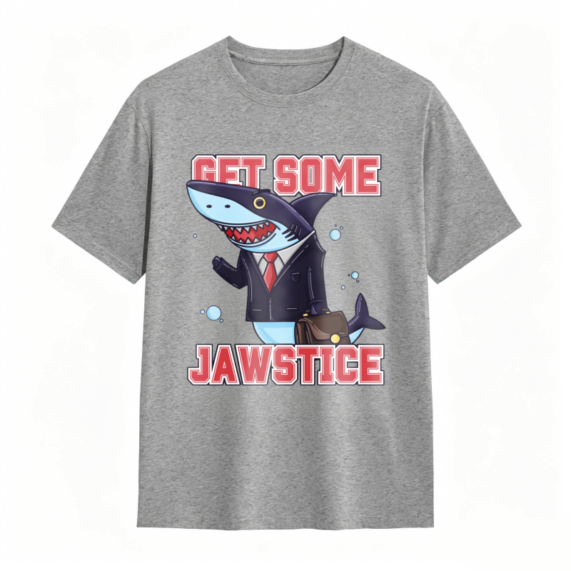Shark In Suit Get Some Jawstice Unisex Classic T-shirt