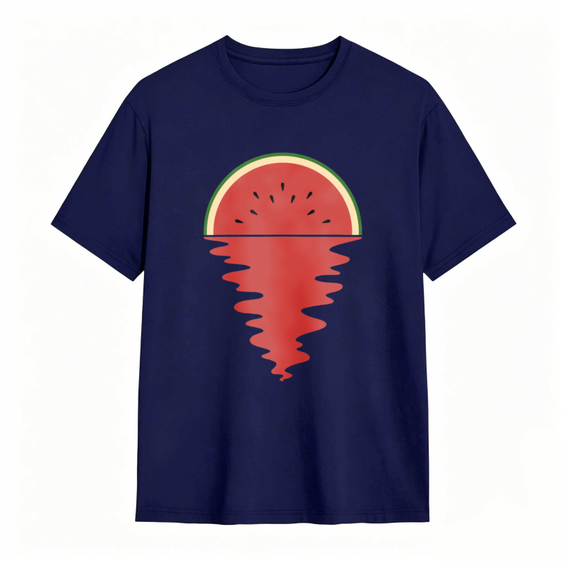 Watermelon Slice With Melting Effect Unisex Classic T-shirt