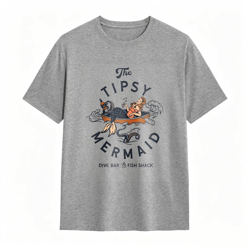 The Tipsy Mermaid Dive Bar And Fish Shack Unisex Classic T-shirt