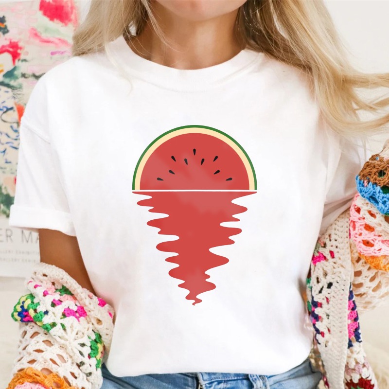 Watermelon Slice With Melting Effect Unisex Classic T-shirt